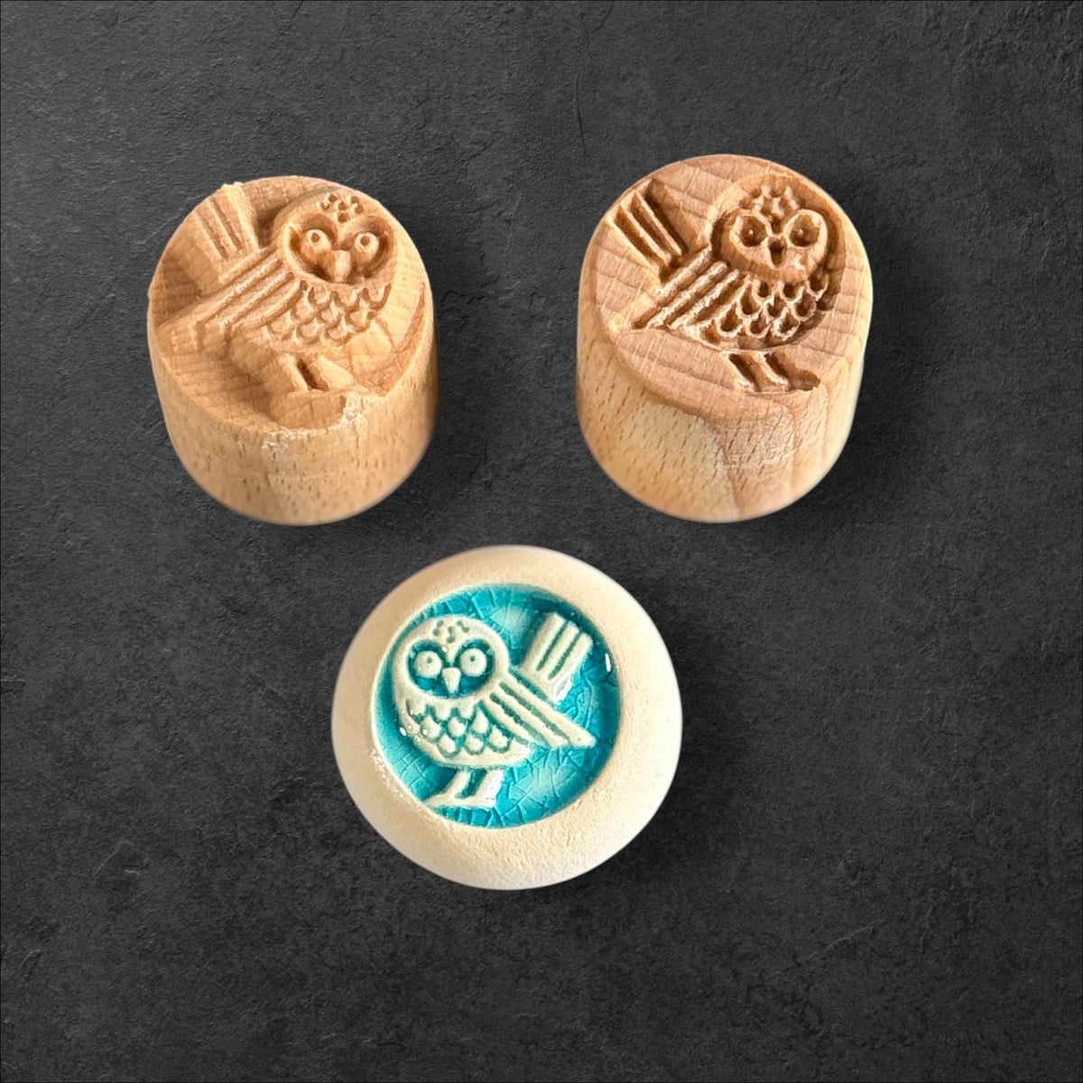 Waldeule – Rundstempel Runde Stempel TONA arts