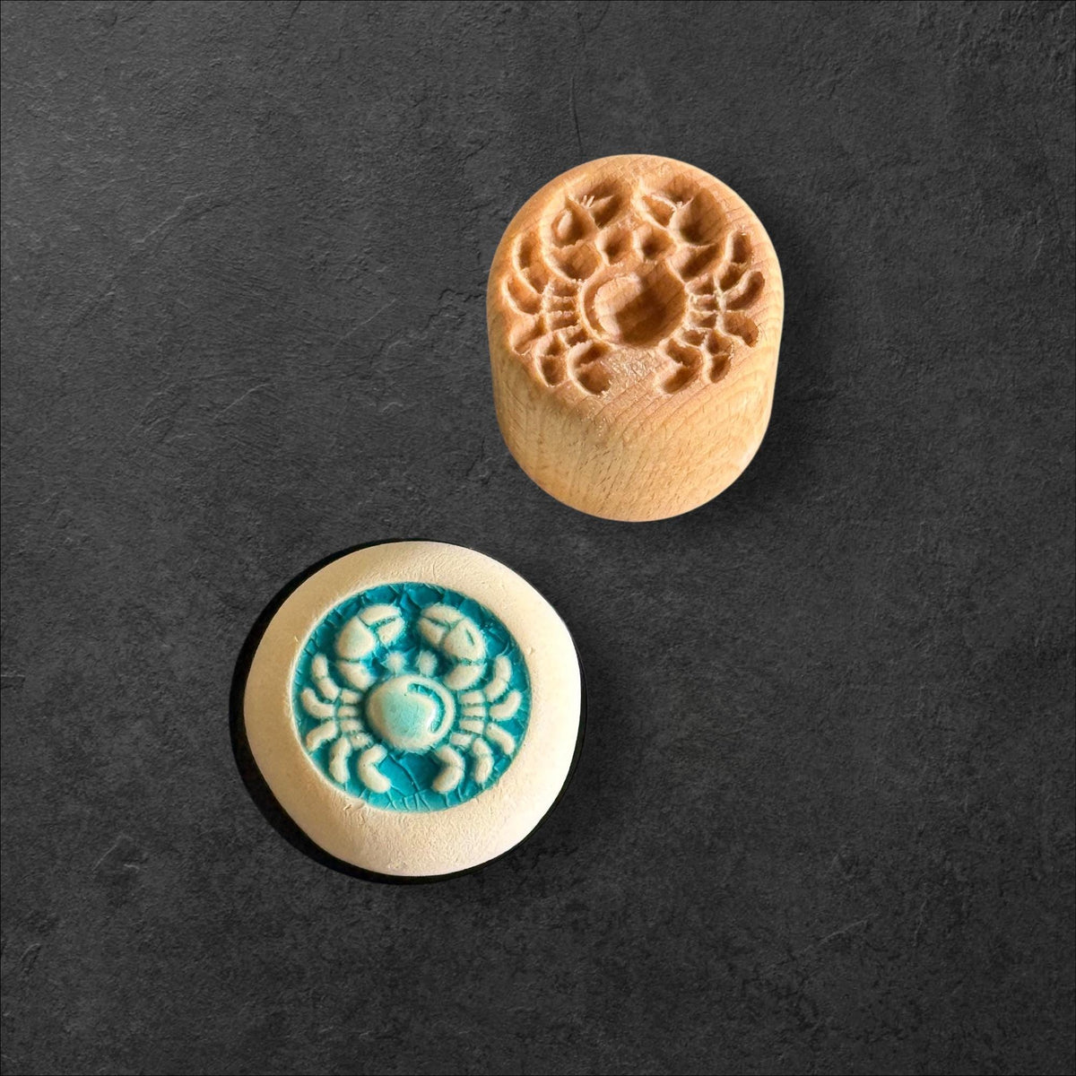 Krabbe – Rundstempel Runde Stempel TONA arts