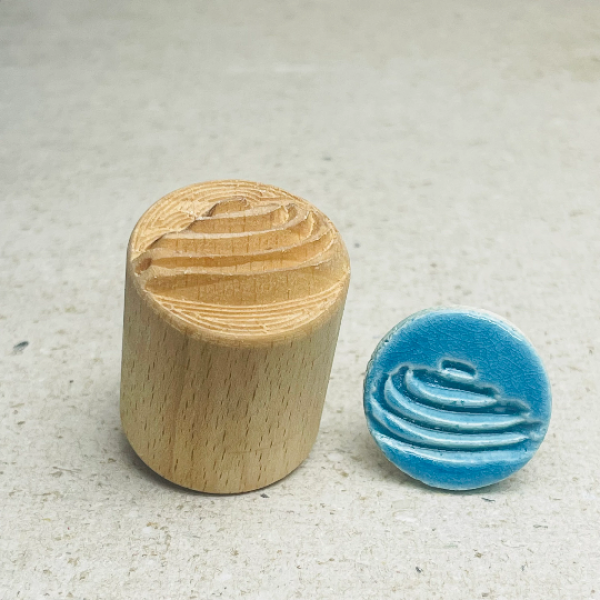 Marine-Muschel-RS17 Runde Stempel TONA arts