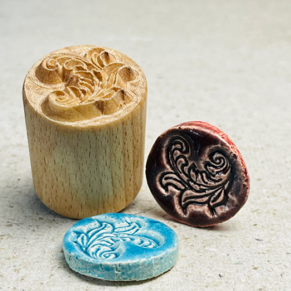 Ornament-floral-RS50 Runde Stempel TONA arts