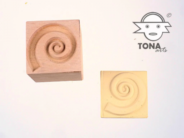Spirale-11 7 x 7 cm Stempel > Motivstempel > Spiralen TONA arts