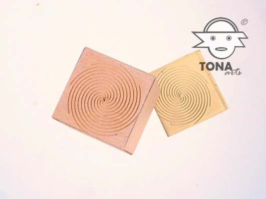 Spirale-14 7 x 7 cm Stempel > Motivstempel > Spiralen TONA arts