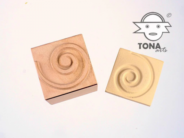 Spirale-17 7 x 7 cm Stempel > Motivstempel > Spiralen TONA arts