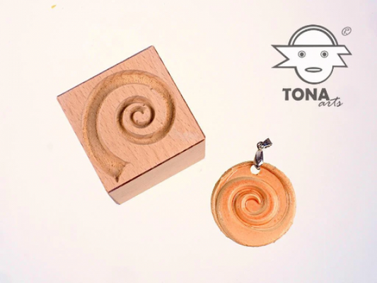 Spirale-19 7 x 7 cm Stempel > Motivstempel > Spiralen TONA arts