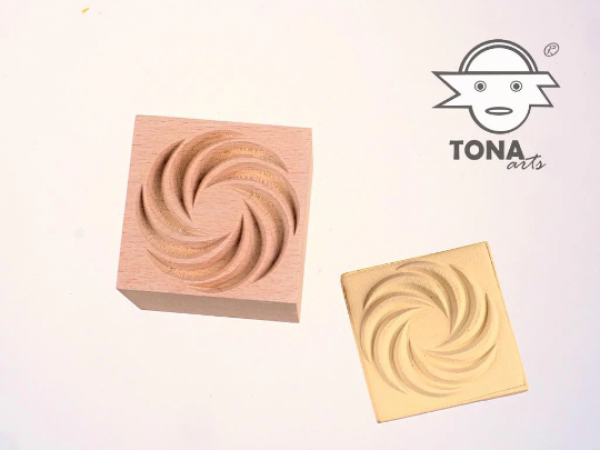 Spirale-24 7 x 7 cm Stempel > Motivstempel > Spiralen TONA arts