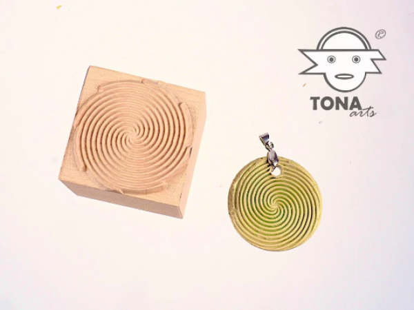 Spirale-3 7 x 7 cm Stempel > Motivstempel > Spiralen TONA arts