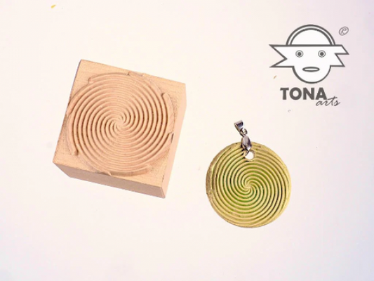 Spirale-3 7 x 7 cm Stempel > Motivstempel > Spiralen TONA arts