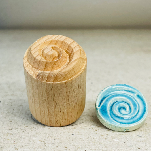 Ornament-Spirale-4 Runde Stempel TONA arts