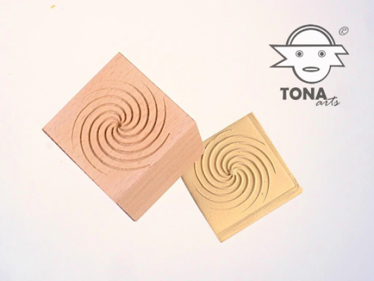 Spirale-8 7 x 7 cm Stempel > Motivstempel > Spiralen TONA arts